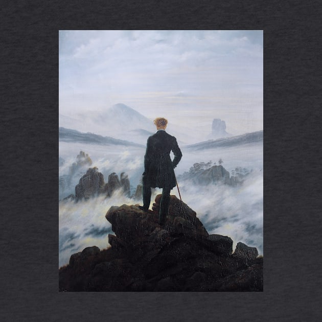 Wanderer Above the Sea of Fog Caspar David Friedrich by Amanda1775